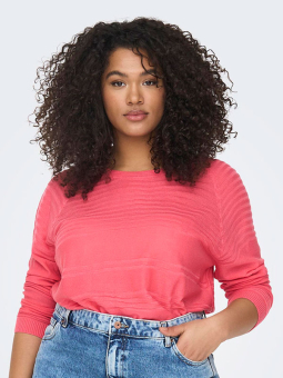 CARNEWAIRPLAIN - Plus Size Sweater from Only Carmakoma